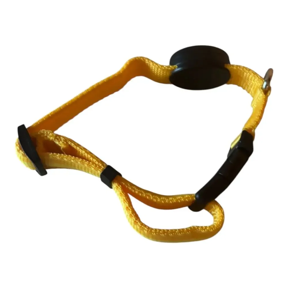 Elive Yellow LED Dog Collar 3/4" width Adjustable M 15" - 20" - Picture 3 of 6